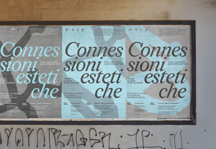 Connessioni estetiche exhibition communication 2