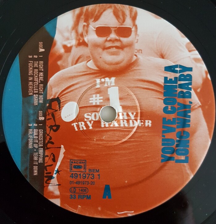 Fatboy Slim – You’ve Come A Long Way, Baby album art 3