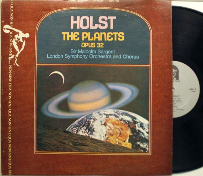 London Symphony Orchestra – The Planets by Gustav Holst album art, Sine Qua Non 2