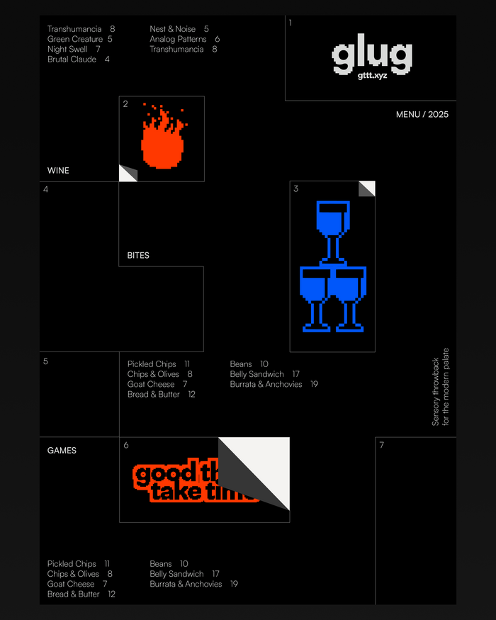 glug – Good Things Take Time 9