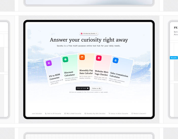Saveku website redesign 1