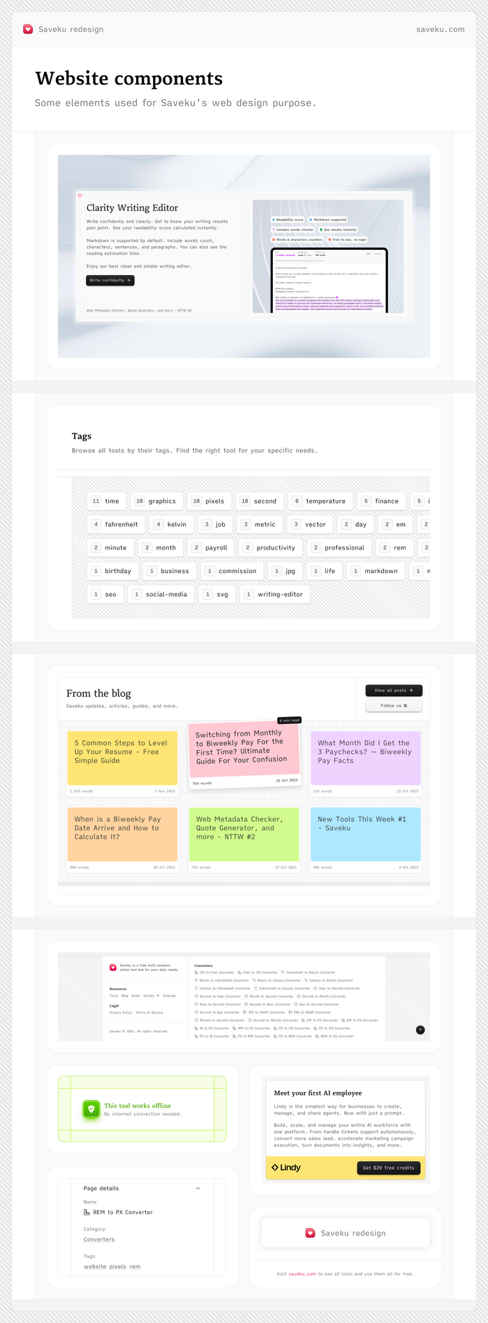 Saveku website redesign 6