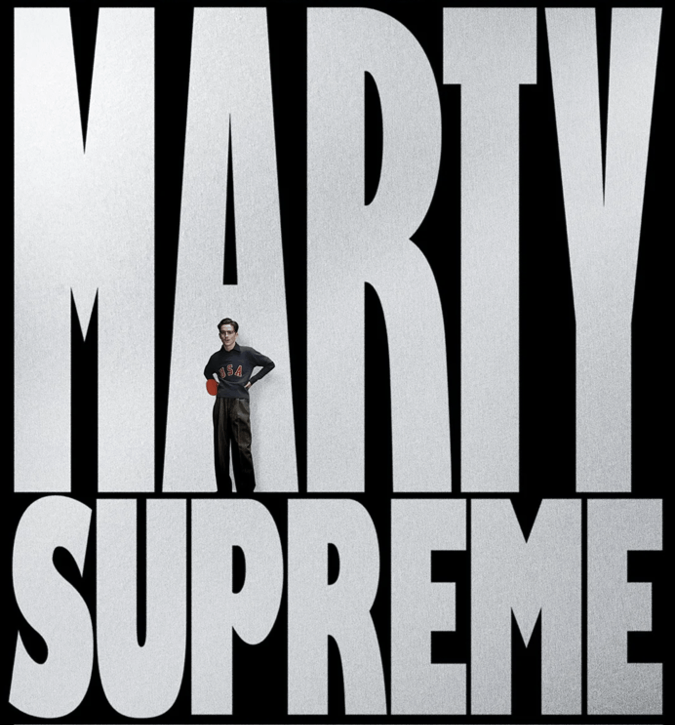 The movie logo compared to a resetting in Gill Kayo Condensed with stretched letterforms. Various subsequent optimizations have been made, see for example the horizontals in T and E, the counters in A and Y, or the bottom of U. In the process, some glyphs like R ended up resembling Gill Sans Extra Condensed Bold.