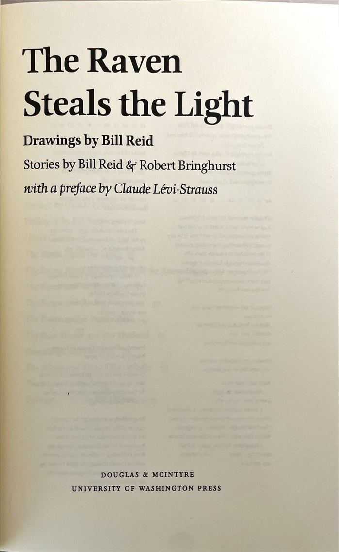 The Raven Steals the Light by Bill Reid and Robert Bringhurst 2