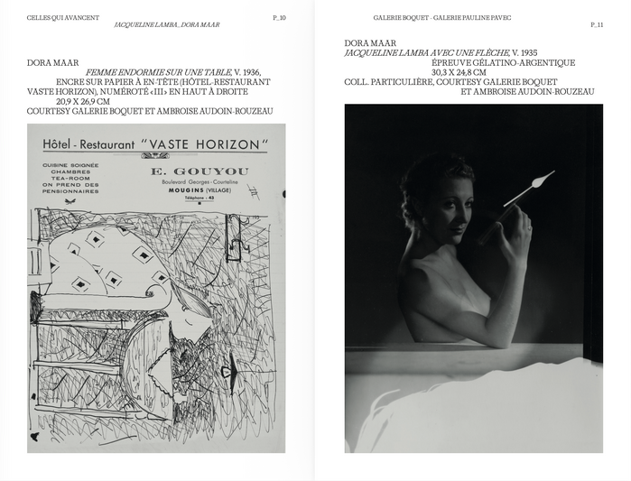 Jacqueline Lamba / Dora Maar – Celles qui avancent exhibition poster and booklet 8