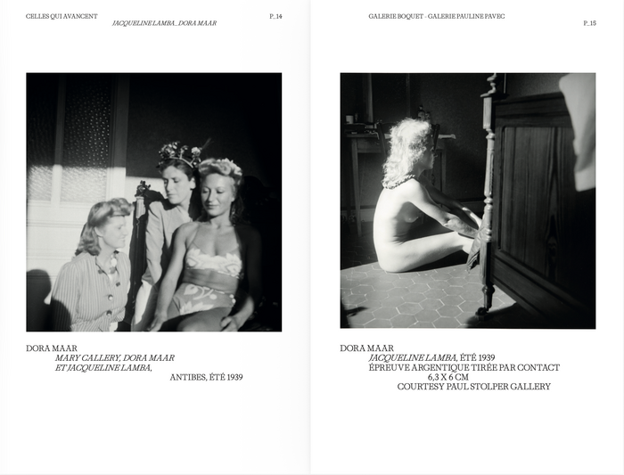 Jacqueline Lamba / Dora Maar – Celles qui avancent exhibition poster and booklet 10