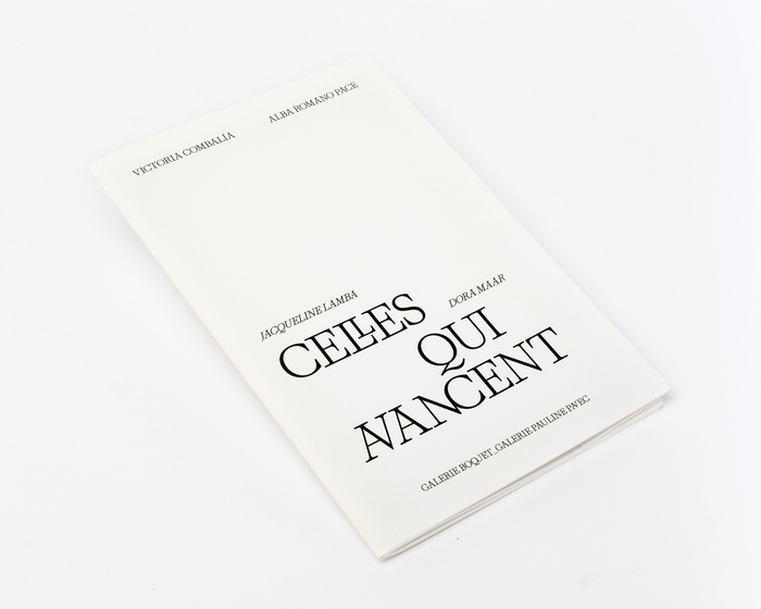 Jacqueline Lamba / Dora Maar – Celles qui avancent exhibition poster and booklet 3