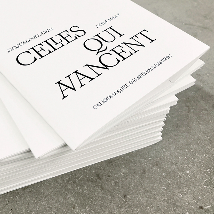 Jacqueline Lamba / Dora Maar – Celles qui avancent exhibition poster and booklet 2