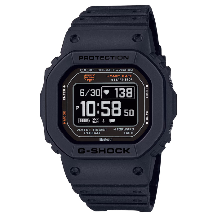 The DW-H5600-1, a much more modernized 5600 with a clearer display and extra features for active sports