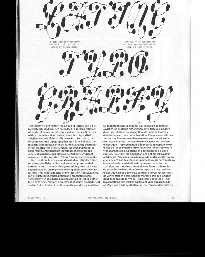 Title set in Ready Active Regular (condensed and thinned).