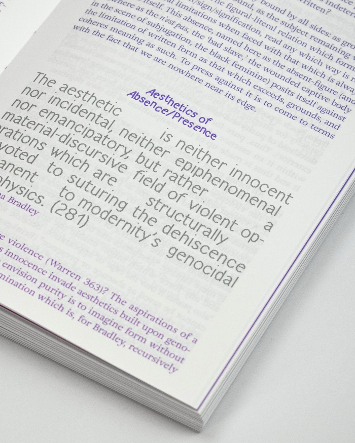 Soapbox issue 6.0, “On the Uses of Absence” 9