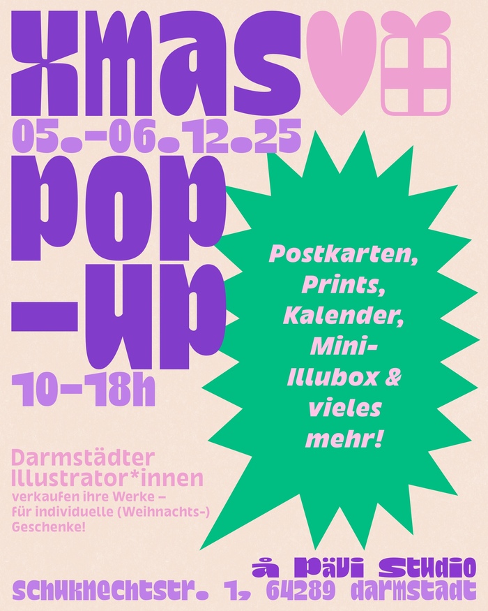 Darmstadt Xmas Pop-Up poster