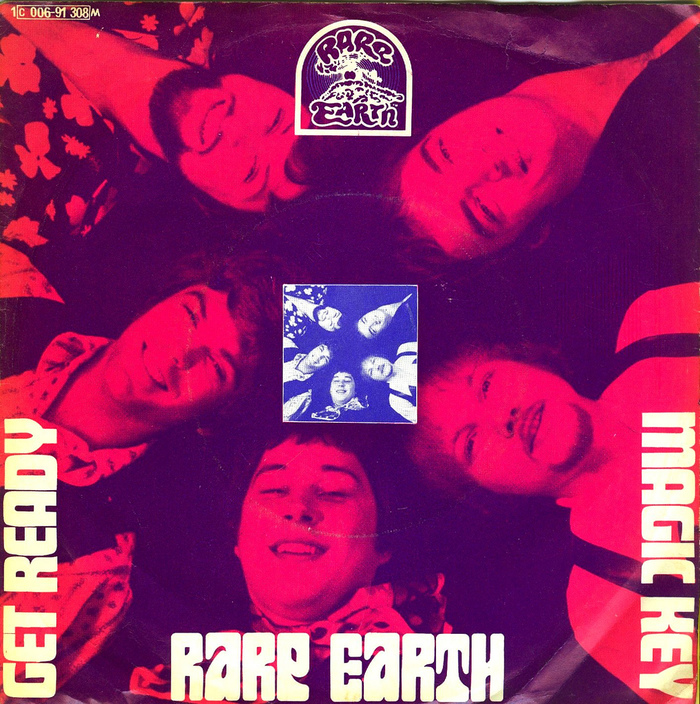 Rare Earth – “Get Ready” / “Magic Key” German single cover