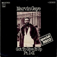 Marvin Gaye – “Got to Give It Up” German single cover