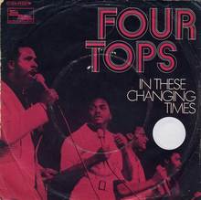 The Four Tops – “Barbara’s Boy” / “Look Out Your Window” (1970) and “In These Changing Times” / “Right Before My Eyes” (1971) German single sleeves