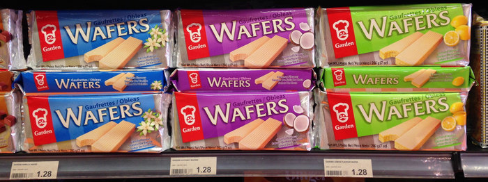 Garden Wafers packaging