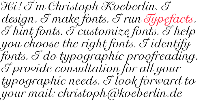 Christoph Koeberlin personal site