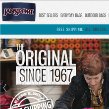 <cite>JanSport</cite> website