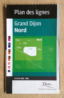 Divia public transit plans, Ville de Dijon