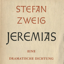 <cite>Jeremias</cite> by Stefan Zweig