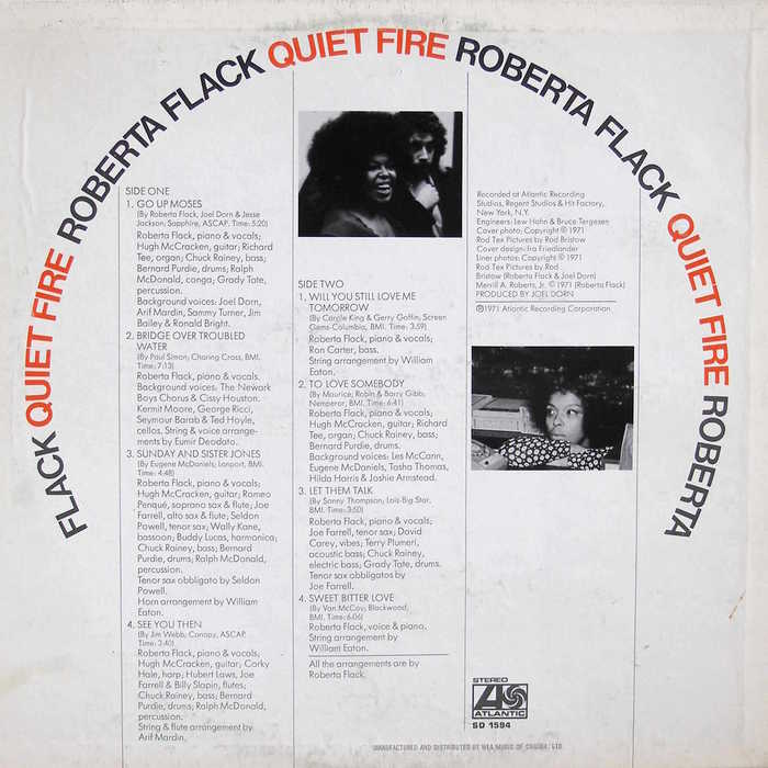 Roberta Flack – Quiet Fire album art 2