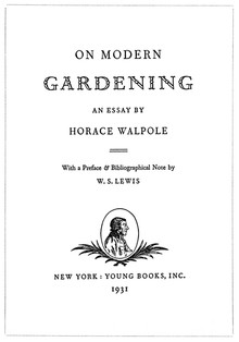 <cite>On Modern Gardening</cite>