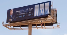 <cite>Better Call Saul:</cite> James M. McGill billboard