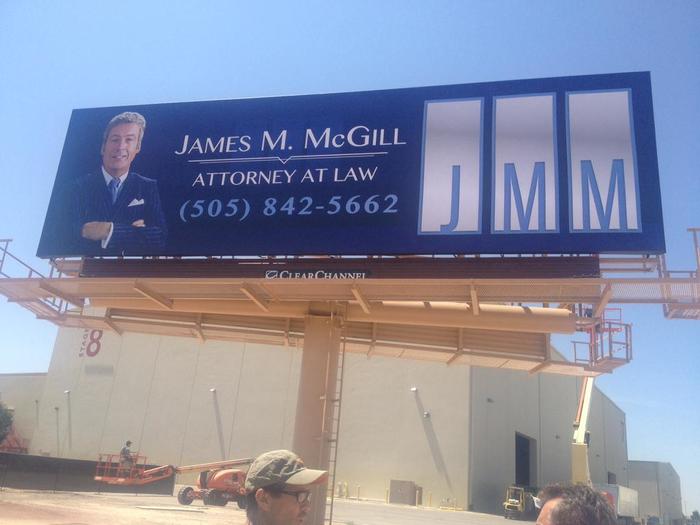 Better Call Saul: James M. McGill billboard 2