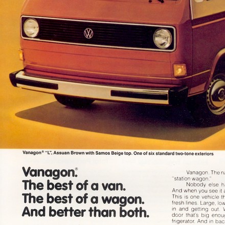 Vintage volkswagen font