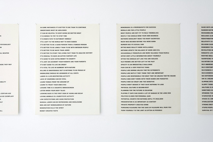 Truisms by Jenny Holzer - Fonts In Use