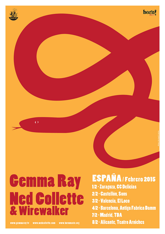 Gemma Ray tour poster