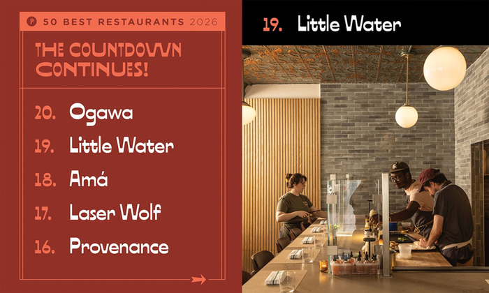 Philadelphia Magazine – “50 Best Restaurants in Philadelphia” 7