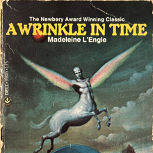 <cite>A Wrinkle in Time</cite> by Madeleine L’Engle, Dell Laurel-Leaf