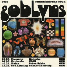 Goblyns – <cite>Three Sisters</cite> album art, tour poster and single cover