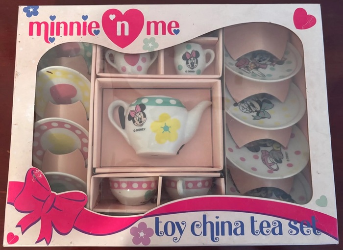 Toy china tea set