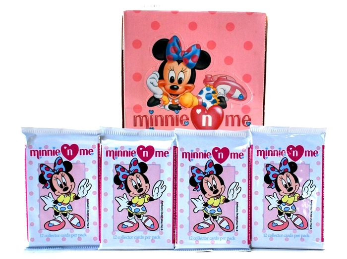 Trading card packs with card pack box