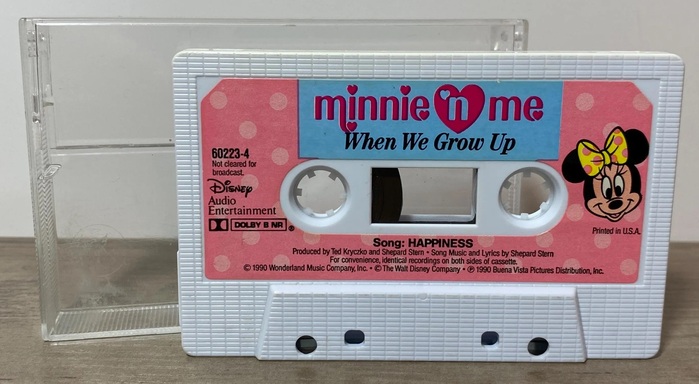 Audio cassette that came with the book When We Grow Up (1990), additionally featuring ITC Century Bold Condensed Italic and &nbsp;(incl. )