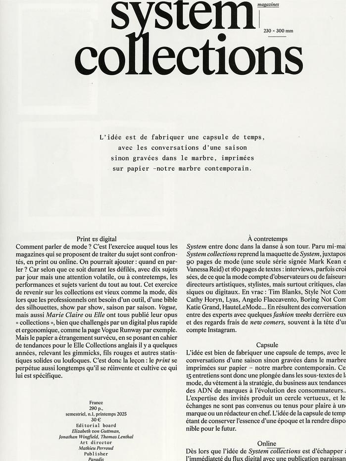 Magazine magazine #44, Fall/Winter 2025 2