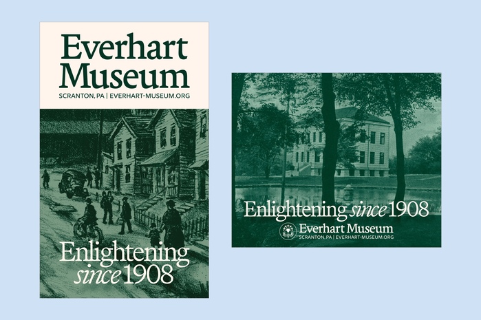 These two digital ads were created for the NEPA Philharmonic and WVIA, featuring historic imagery from the collection.