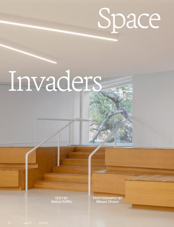 Terza Display for the title of an article on Kwong Von Glinow’s renovation of MD Anderson Hall