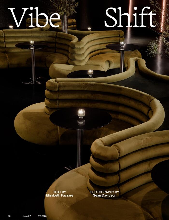 Terza Display for a feature on nightclub design by Studio MBM and Yakka Studio