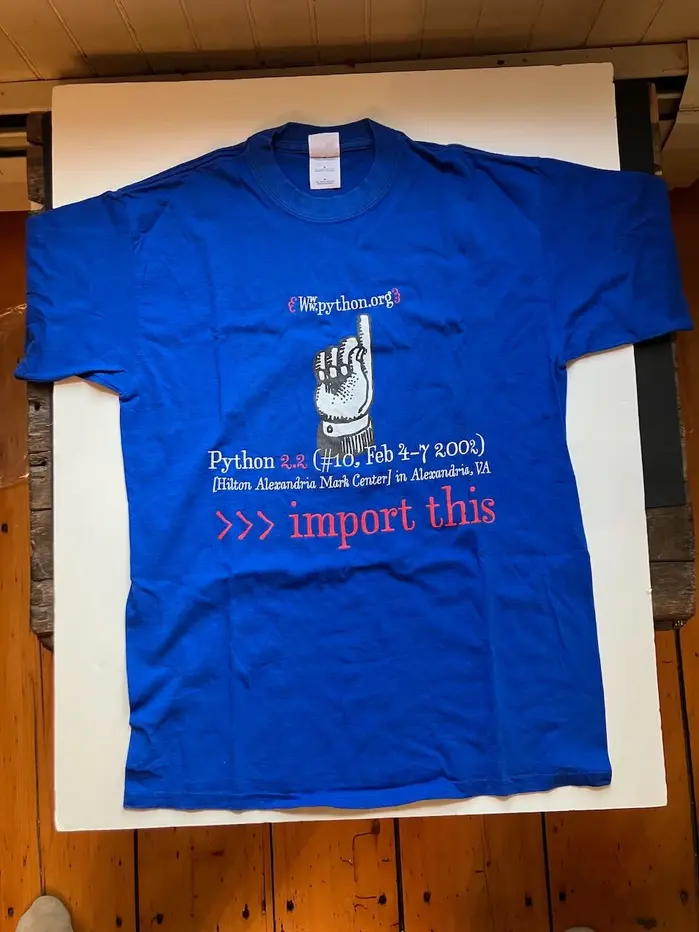 Python Conference 2002 T-Shirt 5