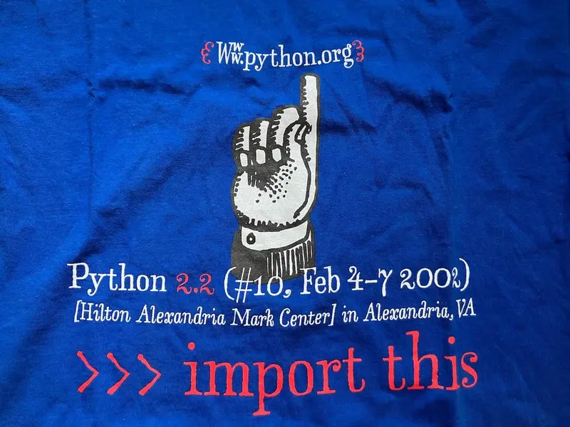 Python Conference 2002 T-Shirt