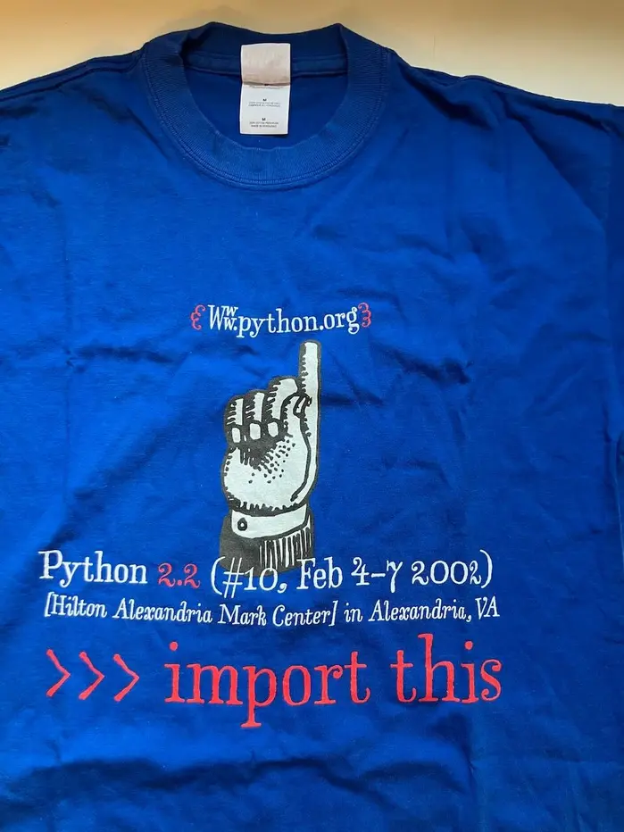 Python Conference 2002 T-Shirt 6