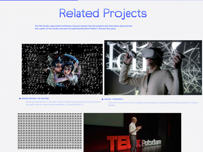 MA Studio Speculative Software 3