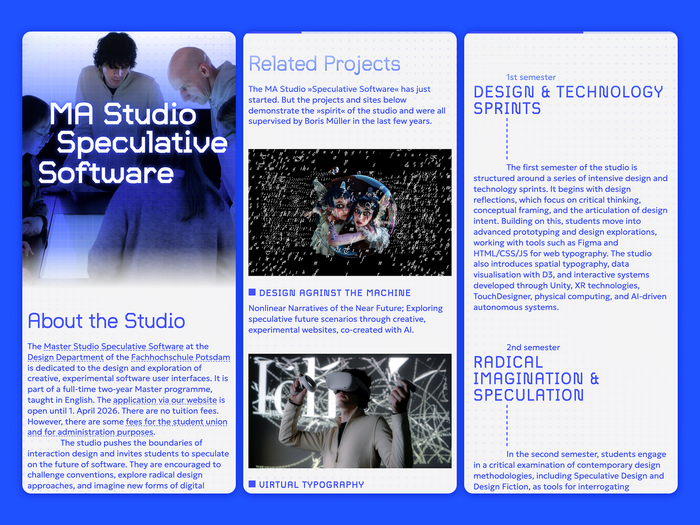 MA Studio Speculative Software 5