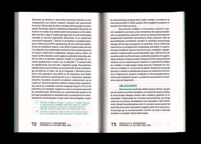 Resolution on the National Programme for Culture, Ministry of Culture of Slovenia 6