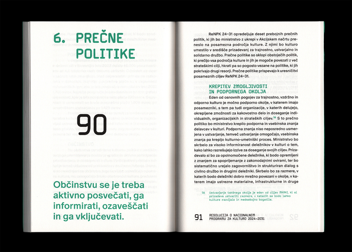 Resolution on the National Programme for Culture, Ministry of Culture of Slovenia 7