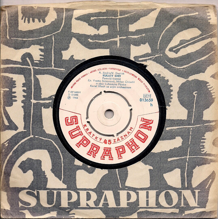 Supraphon single record labels (1954–c.1978) 7