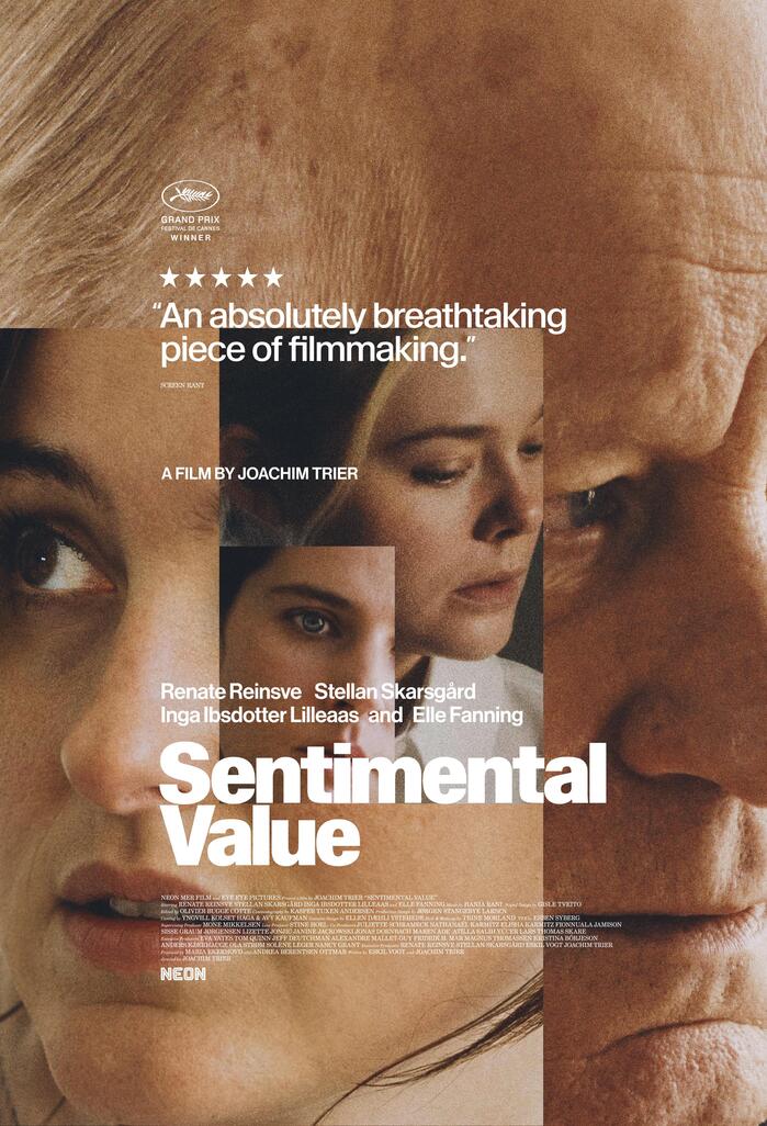 Sentimental Value movie logo, posters, trailer 2